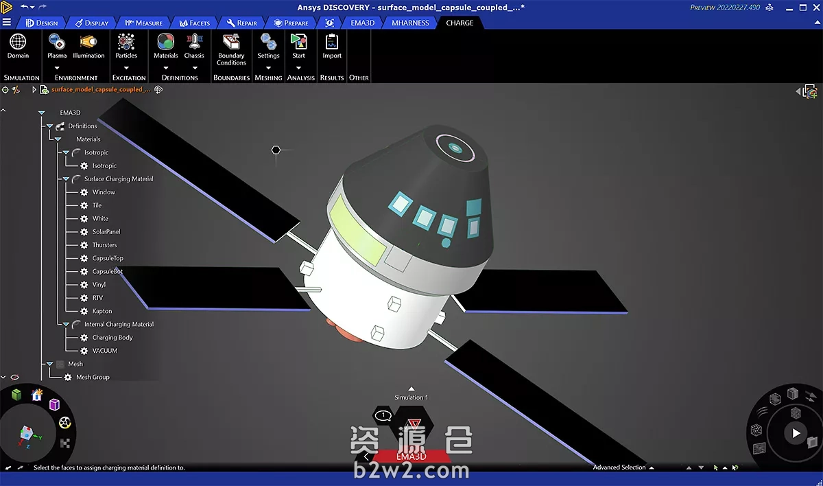 ANSYS EMA3D 2025 R2电磁仿真