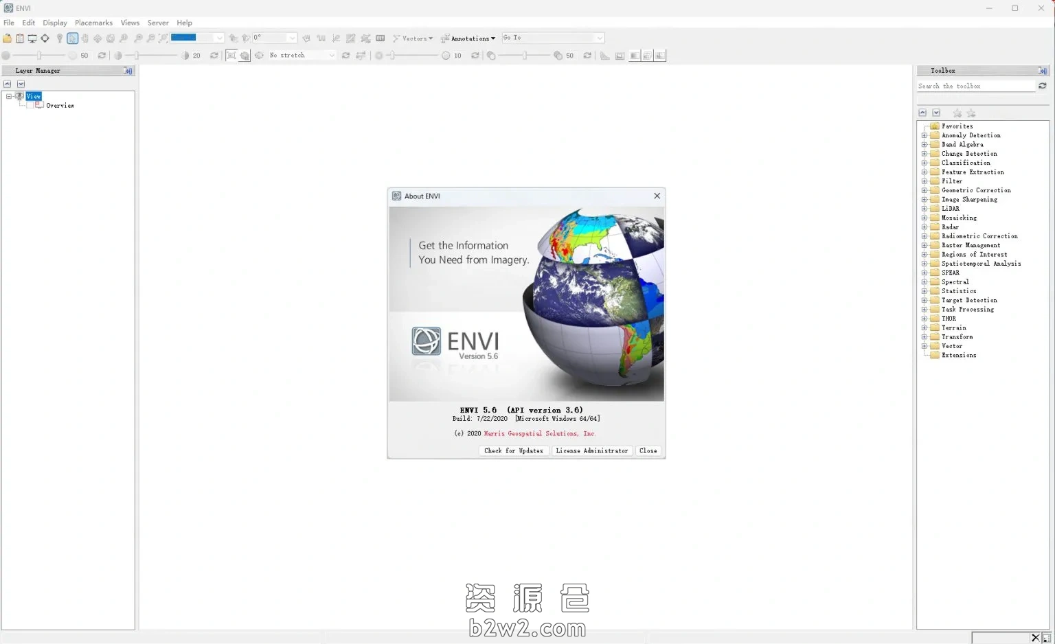 遥感影像处理分析ENVI 5.6